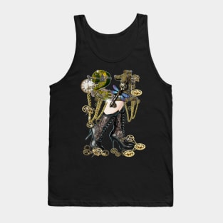 21st Steampunk Birthday girl Party-gift Tank Top